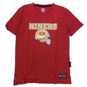 San Francisco 49ers Men's Football Helmet T-Shirt Official NFL Apparel MEDIUM